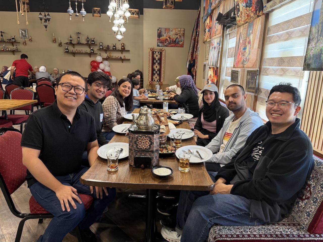 Lunch with the Mitacs Globalink interns, past and present